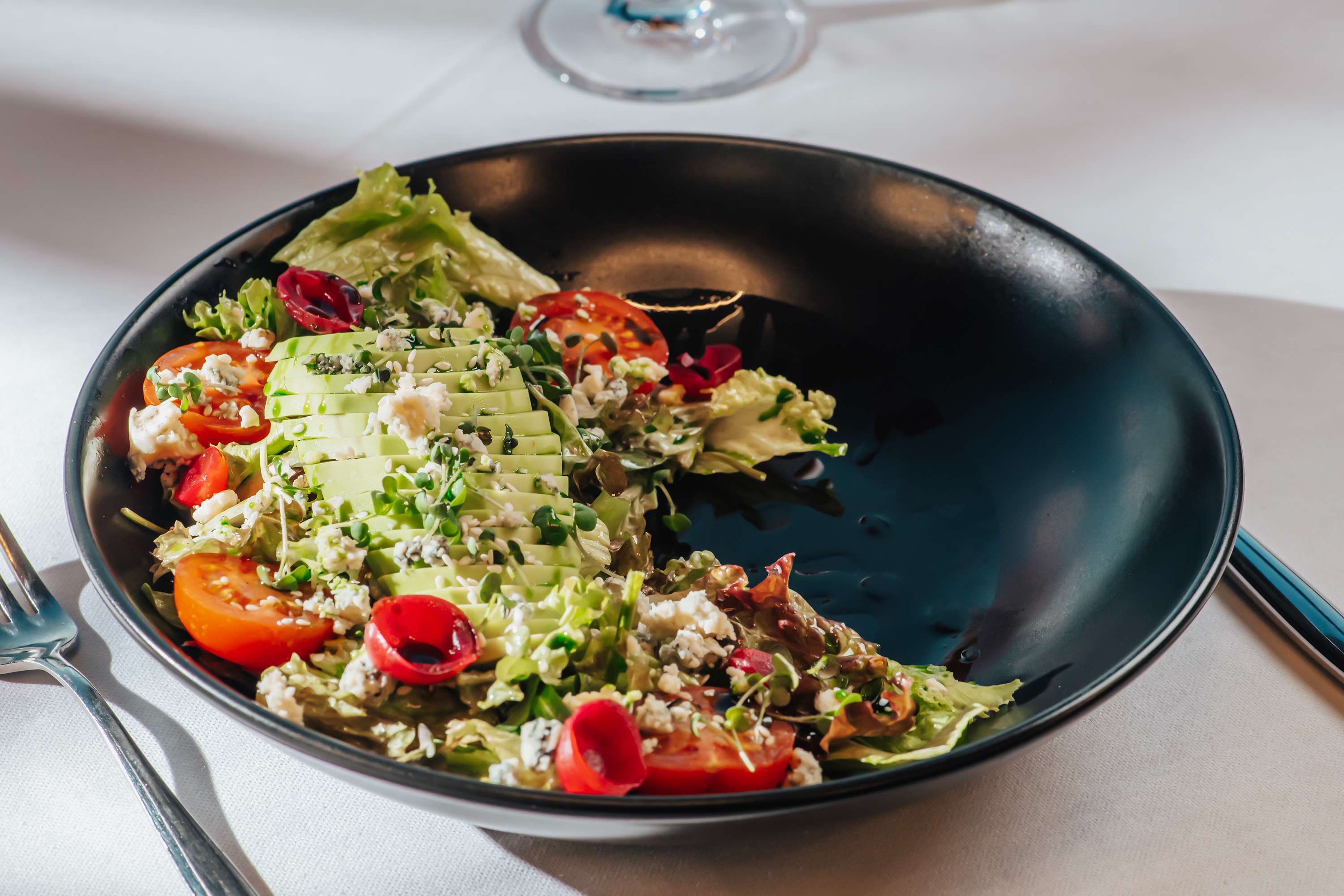 Avocado Salad with Rucola at TITA Restaurant Tbilisi